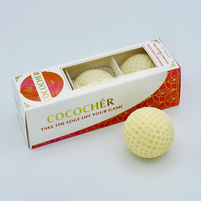 Hemp CBD Orange Bliss White Chocolate Golf Balls